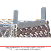 Toolbox Rear Fixed Ladder Racks (pair)